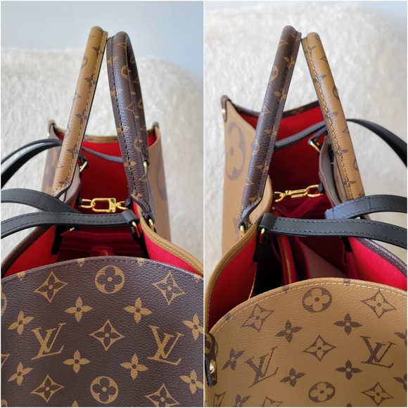Gorgeous On the Go GM Reverse ❤️ Authentic LV Handbag Shoulder Bag Monogram - Picture 8 of 16